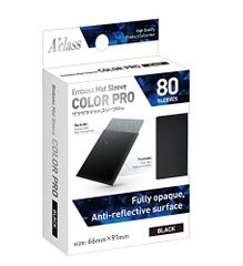 ザラザラマットスリーブPro ブラック 本体サイズ66*91mm