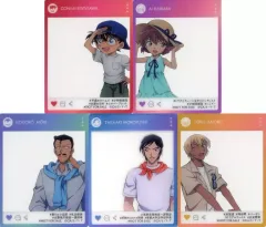 【中古】キャラカード 全5種セット クリアカード 「名探偵コナン 2025 SPRING フェア」 アニメイト対象商品購入特典