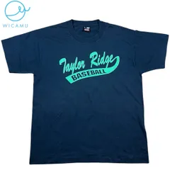 【希少】90s FRUIT OF THE LOOM BEST 50/50 Tシャツ L USA製 シングルステッチ Taylor Ridge BASEBALL 野球プリント ブラック