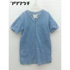 ◇ 179/WG イチナナキュウ/ダブルジー 半袖 ミニ デニム ワンピース サイズ38 インディゴ レディース 【中古】 【1002802510281】
