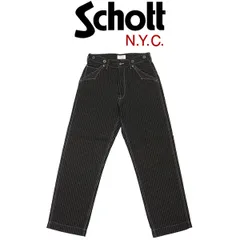 schott ブラックヒッコリーデニム34
