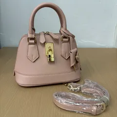 ◎ Samantha Thavasa サマンサタバサ レディアゼル ナノ 2way ハンドバッグ ショルダーバッグ ミニバッグ ピンクベージュ