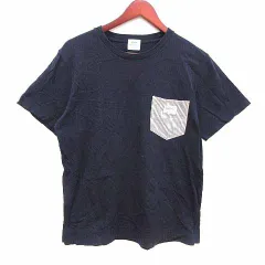 コーエン coen Tシャツ カットソー クルーネック 半袖 L 紺 ネイビー /YK