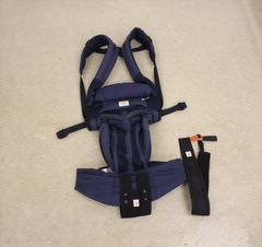 エルゴ OMNI 360 クールエア ミッドナイトブルー ergobaby ベビーウェストベルト付 新生児OK クリーニング済み B667007