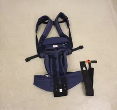 エルゴ OMNI 360 クールエア ミッドナイトブルー ergobaby ベビーウェストベルト付 新生児OK クリーニング済み B667007