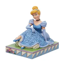 フィギュア ディズニー シンデレラ シッティングポーズ 約8.5cm enesco Disney Traditions シンデレラ レジン製 人形 置物