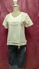 トップス《コットン100％ Vネックプルオーバー 》