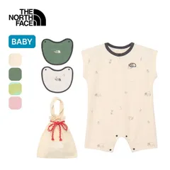 【新品】THE NORTH FACE ノースフェイス ラッチパイルロンパース＆2Pビブ【ベビー】