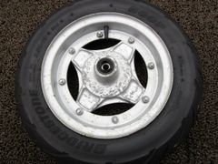 ダックス50 フロントホイール □P505！AB26 ホンダ 【 AB26E 】 Dax キャブ車 動画有 12V