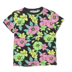 新品同様 BALENCIAGA バレンシアガ Tシャツ カットソー 花柄 ボタニカル フラワー 総柄 半袖 クルーネック トップス マルチカラー S レディース 古着 中古 USED