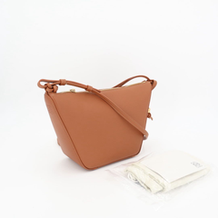 ロエベ LOEWE  ハンモック ホーボーバッグ ミニ 2Wayバッグ レザー　タン ブラウン 美品