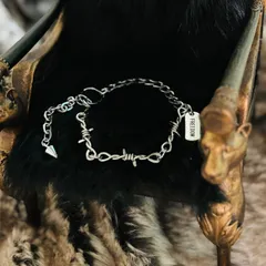 【オリジナル】有刺鉄線デザインブレスレット