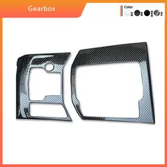 【送料無料】マツダCX-5（17-18年）右ハンドル専用 シフトフレーム＆電子パーキングブレーキフレーム ステンレス製 カーボン柄 2点セットCX02