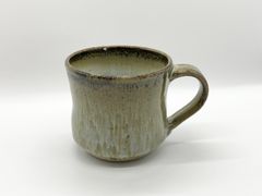 グリーンのマグカップ　　　【手仕事　和　陶器　民芸】