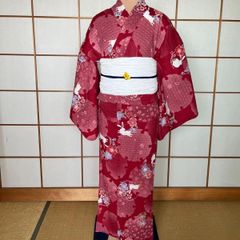 ゆかた　ウサギ柄　浴衣