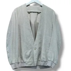 ゴーシュ G181-J005 サイズ2 リネンシルク ノーカラージャケット ベージュ ジャケット 羽織り ショートジャケット シンプル 無地 レディース 春 ゴーゴー古着久喜倉庫店 草鴻514 ☆