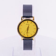 SEIKO Dolce 9531-6020 クォーツ メンズ 1980年代 ヴィンテージ ゴールドトーン ビジネスシーンに適したスタイリッシュなデザイン。 1316
