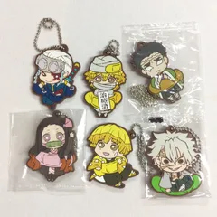鬼滅の刃 キャラばんちょうこう ラバーマスコット 6個セット