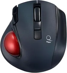 【在庫処分】Digio2 トラックボールマウス 小型 Bluetooth 5ボタン ブラック