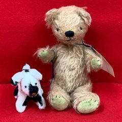 アトリエクチュール　テディベア　くま　犬　ぬいぐるみ　作家もの　　B