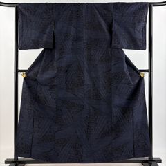 袋帯 美品 秀品 鎧威 菊 金銀糸 箔 黒 六通 正絹 【中古