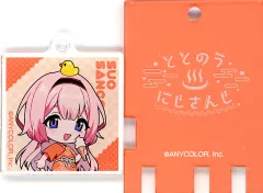 【中古】キーホルダー 周央サンゴ(ミニキャラ) 「バーチャルYouTuber にじさんじ×極楽湯・RAKU SPA ととのうにじさんじ 第二弾 トレーディング銭湯錠風キーホルダー」