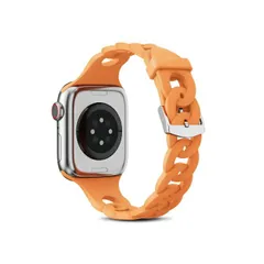 [42/44/45/49mm/オレンジ]Apple Watch バンド ベルト