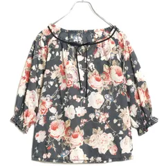 インゲボルグ⭐︎花柄リボン付き半袖ブラウス インゲボルグ 花柄 リボン付き半袖ブラウス - メルカリ