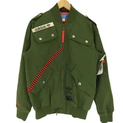 アディダスオリジナルス adidas Originals YT-1300 FLIGHT JACKET リップストップ刺繍ジップアップフライトジャケット メンズ JPN：M のサムネイル
