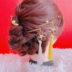 パール☆お花☆かんざし☆成人式髪飾り☆卒業式髪飾り☆白無垢☆結婚式髪飾り☆お祭り髪飾り☆夏祭り☆浴衣ヘア☆タッセル☆簪