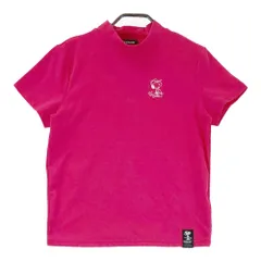 サイズ：M ATHLETIG 2024年モデル ×PEANUTS ハイネック 半袖Tシャツ スヌーピー  ピンク系 [240101487338] ゴルフウェア レディース ストストのサムネイル