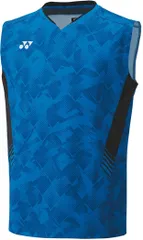 【新品・5営業日で発送】YONEX ヨネックス ヨネックス メンズゲームシャツ(ノースリーブ) 品番:10658 カラー:ブルー(002) サイズ:S