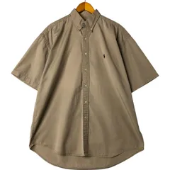 古着 ラルフローレン Ralph Lauren BLAKE 半袖 ボタンダウンシャツ メンズXL相当/eaa558367