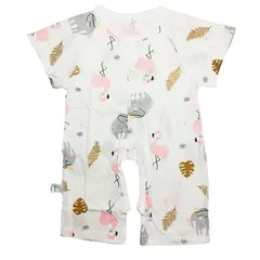 【訳あり品】 ロンパース ベビー 半袖 綿 パジャマ 綿100％ 薄手 足つき カバーオール ベビー服 肌着 赤ちゃん 新生児 夏 夏服 コットン100％ 前開き