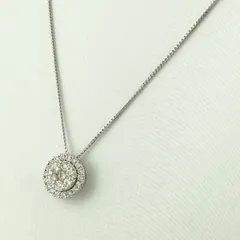 2024年最新】ダイヤモンド ネックレス 0.5ct K18 ホワイトゴールド ハート ダイヤパヴェネックレス 0.5カラット ハートパヴェ  ペンダントの人気アイテム - メルカリ