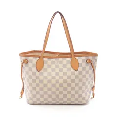 ルイ・ヴィトン LOUIS VUITTON トートバッグ ネヴァーフルPM ダミエアズール N51110 PVCコーティングキャンバス レザー ネヴァーフルPM レディース Used B
