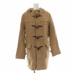 ビューティフルピープル beautiful people ユナイテッドアローズ別注 ダッフルコート ミドル ハイネック ウール フーディー 160 M ベージュ /XK