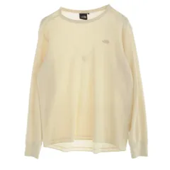 THE NORTH FACE ノースフェイス NT11941 L/S Honeycomb Crew ロングスリーブ ハニカム クルー Tシャツ オフホワイト系 M【中古】