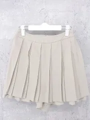 ◇ franche lippee フランシュリッペ ミニ プリーツ スカート M ベージュ *  【1002800150946】のサムネイル