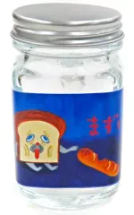 【中古】雑貨 パンどろぼう/まずい ミニチュアガラス瓶 「ブロッコリーくじ×パンどろぼう」 E賞