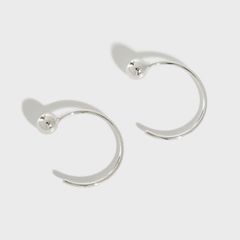 E020 ピアス イヤリング シルバービーズ フックタイプ　ミニピアス silver925 シルバー