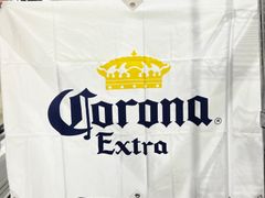 ★コロナビール 旗 横  白 黄色 ロゴ お酒 値下げ⭕️ 即購入⭕️