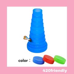 420friendly "トラベラーズボング" ニョキニョキ伸びる 折りたたみボング