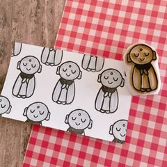 お地蔵さん 消しゴムはんこ