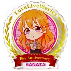 [중고] 배지 핀스(캐릭터) 오미 그분 [세가 콜라보 카페 러브라이브! 시리즈 9th Anniversary! 아크릴 배지(니지가사키 학원 스쿨 아이돌 동호회 카페 데포르메)]