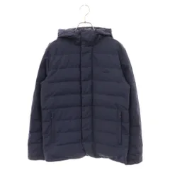 LACOSTE (ラコステ) ワッペン ロゴ ジップアップ ダウン ジャケット ネイビー BH7890のサムネイル