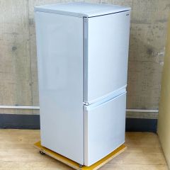 【関東一円送料無料】2018年製 シャープ 2ドア冷蔵庫 SJ-D14D-S/137L/つけかえどっちもドア/C1283