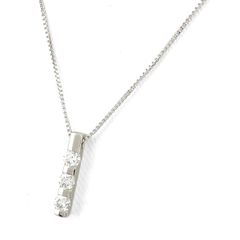 ヴァンドーム青山 VENDOME AOYAMA メレダイヤ デザインネックレス プラチナ ペンダント ネックレス Pt950 Pt850 ダイヤモンド レディース 【中古】