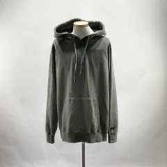 メランジマスター 男性用フード付き t シャツ オーバーサイズ カーキ L パーマネント