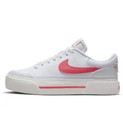 [ナイキ] コート レガシー リフト W COURT LEGACY LIFT ホワイト/スカーレット DM7590-102 ナイキジャパン正規品 23.0cm